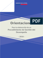 Orientaciones Procedimiento Gestión Desempeño PDF