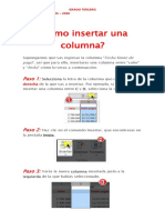 Insert Colum PDF