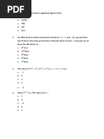 Question Sheet + Answer Key Mid-Test Math IGCSE Grade X