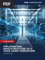 Implementing Infrastructure As A Code Using Terraform: Case Study