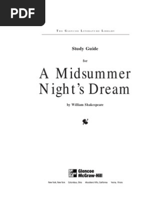 Midsummer Nights Dream A Midsummer Night S Dream William Shakespeare