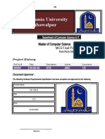 The Islamia University Bahawalpur: Master of Computer Science