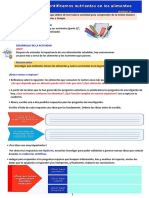 Identificamos Nutrientes en Los Alimentos