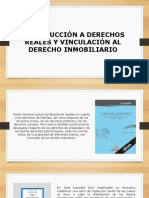 Derechos reales y su vínculo con el derecho inmobiliario