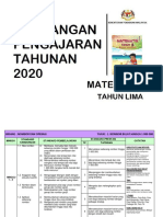 RPT Tahun 5 Matematik SK 2020