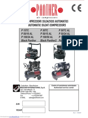 Manual Book - Kompresor Panther PDF