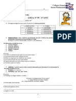 Lista #59 - 6º Ano: Colégio Nomelini