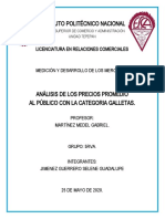 Caso Práctico - Chequeo de Precios Promedio Al Público en La Categoría de Galletas.