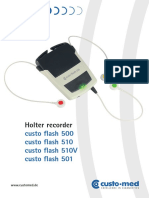 Holter Recorder: Custo Flash 500 Custo Flash 510 Custo Flash 510V Custo Flash 501