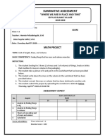 Math Project Sheet Fix-Arden