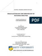 Molecular Biology and Immunology of Rotavirus Infection Report