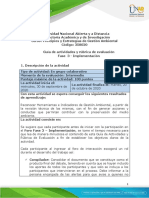 Guía de Actividades y Rúbrica de Evaluación - Unidad 2 - Fase 3 - Implementación