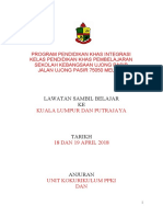 1 Kertas Kerja Lawatan 