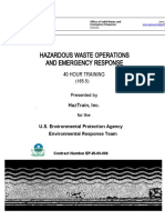 Epa Hazwoper 40 HR Manual Epw-09-006 HZT