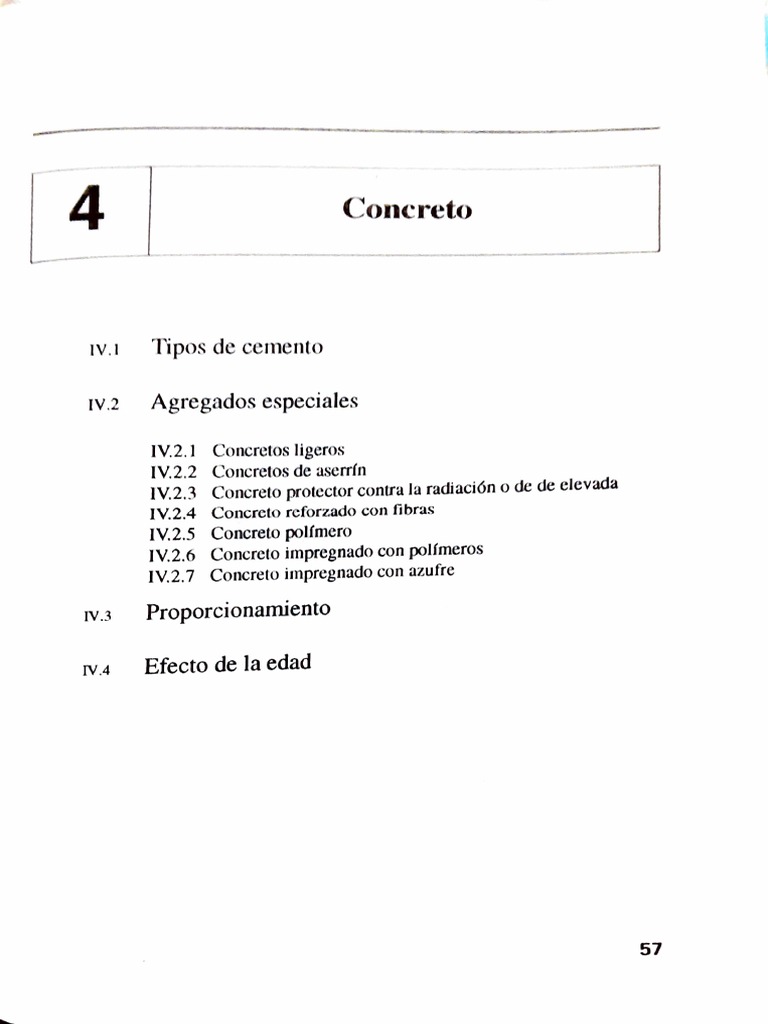 Formulario Cap4 PDF | PDF | Hormigón | Cemento