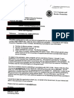 Responsive Document - CREW v. Dept. of Homeland Security: Regarding Contracts With Former Officials: LTR - Subj-Solicitation No HSBP1006R0463 - 1