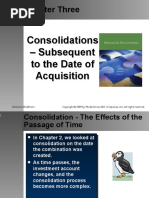 Chapter Three: Consolidations - Subsequent To The Date of Acquisition