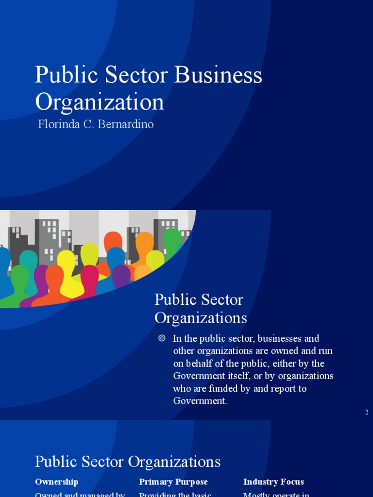 Overview of Public Sector Organizations | PDF | Corporations | Equity ...