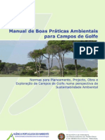 Manual de Boas Práticas Ambientais para Campos de Golfe