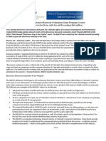 Colorado's Bioscience Discovery Evaluation Grant Program Creates 598 New Jobs in The State, With Payroll Exceeding $44 Million