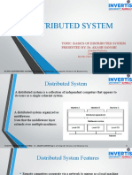 Distributed System: Topic: Basics of Distributed System Presented By: Dr. Akash Sanghi