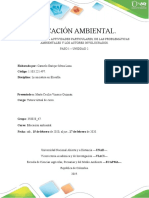 Educación ambiental: apropiación de actividades y problemáticas