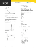 Chapter Review 5: 1 A y 2 2 A LN (P B LN (PQ) 5 and LN (P (1) (2) (1) From Equation (2) (1) Gives