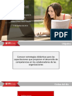 Estrategias didácticas para capacitación efectiva