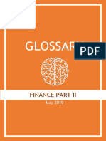 Glossary - Finance Part 2