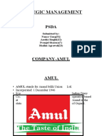 Stategic Management: Submitted By: Nancy Garg (51) Aastha Singhi (12) Pranjal Sharma (7) Shalini Agrawal