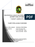 Soal Bindo TPMBK 1 2020 Paket B - Ok-1