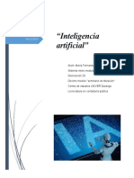 Inteligencia Artificial 18 de Diciembre 2019