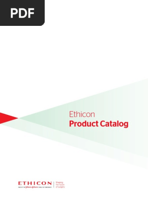 Ethicon Product Catalog | PDF | Surgery | Medicine