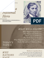Rizal As A National Hero: Life and Works of Rizal