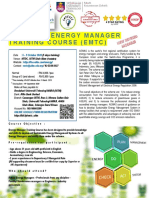 Certified Energy Manager Training Course (Emtc) : 5 - 9 October 2020 Emtc@uitm - Edu.my
