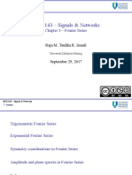 BEE2143 - Signals & Networks: Chapter 3 - Fourier Series