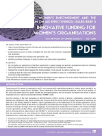 OECD Women Empowerment funding inputs