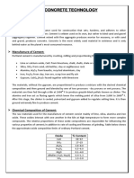 Conc. Tech. - UNIT 1 - CEMENT