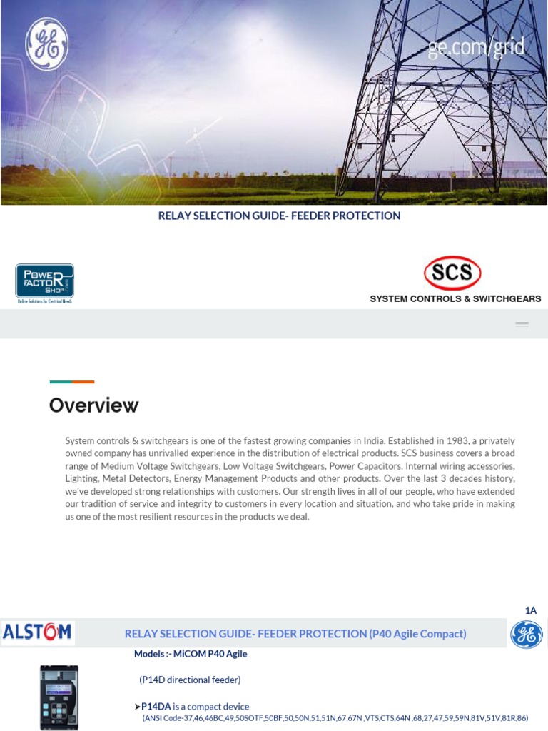 Comprehensive Guide to Selecting Feeder Protection Relays for