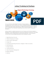 Digital Marketing Training in Kadapa