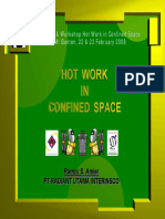 Hot Work in Confined Space PDF
