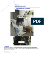 Portable X Ray Machine Specification