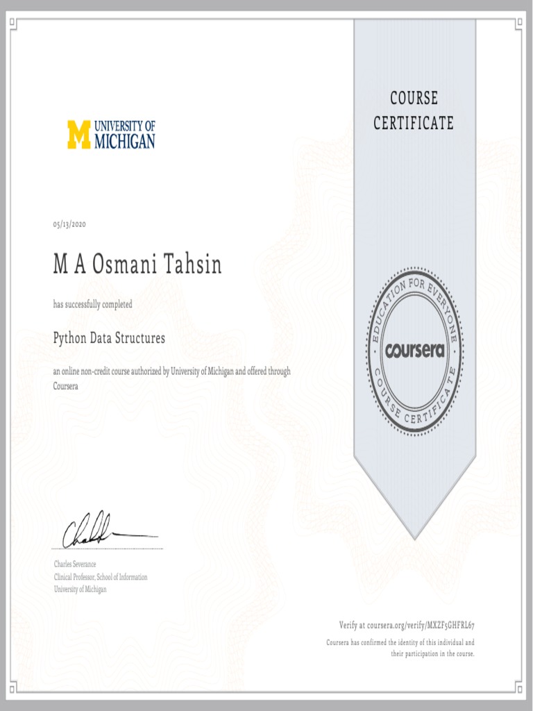Coursera Python Data Structures Pdf