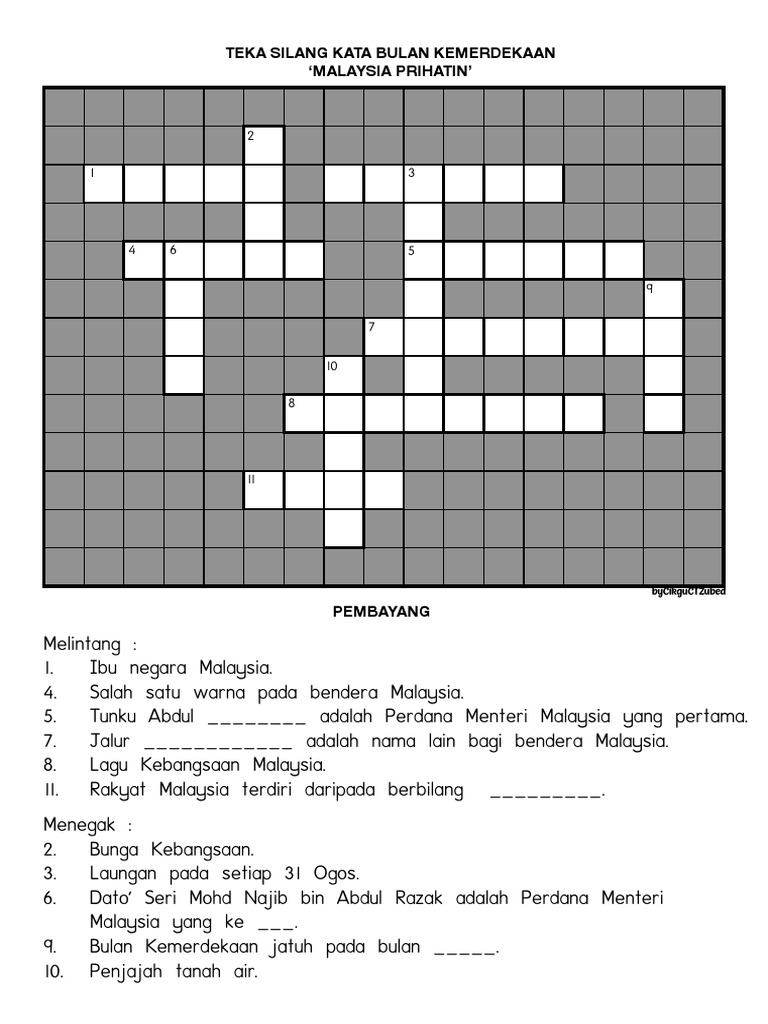 teka silang kata merdeka