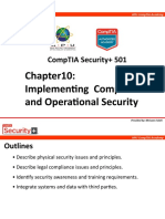 Comptia Security+ 501: Implementing Compliance and Operational Security