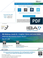 IBA's Webinar Covid-19 - Freighter Values and Lease Rates