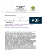 Homocystinuria: Diagnosis and Neuroimaging Findings of Iranian Pediatric Patients