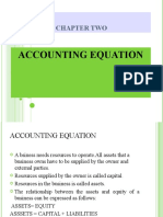 Accounting Equation: Chapter Two