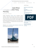 Contoh Perhitungan Biaya Pekerjaan Pondasi Tiang Pancang - Rumah Material PDF