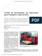 Fontes de Alimentação de Segurança para Hospitais e Data Centers - EM